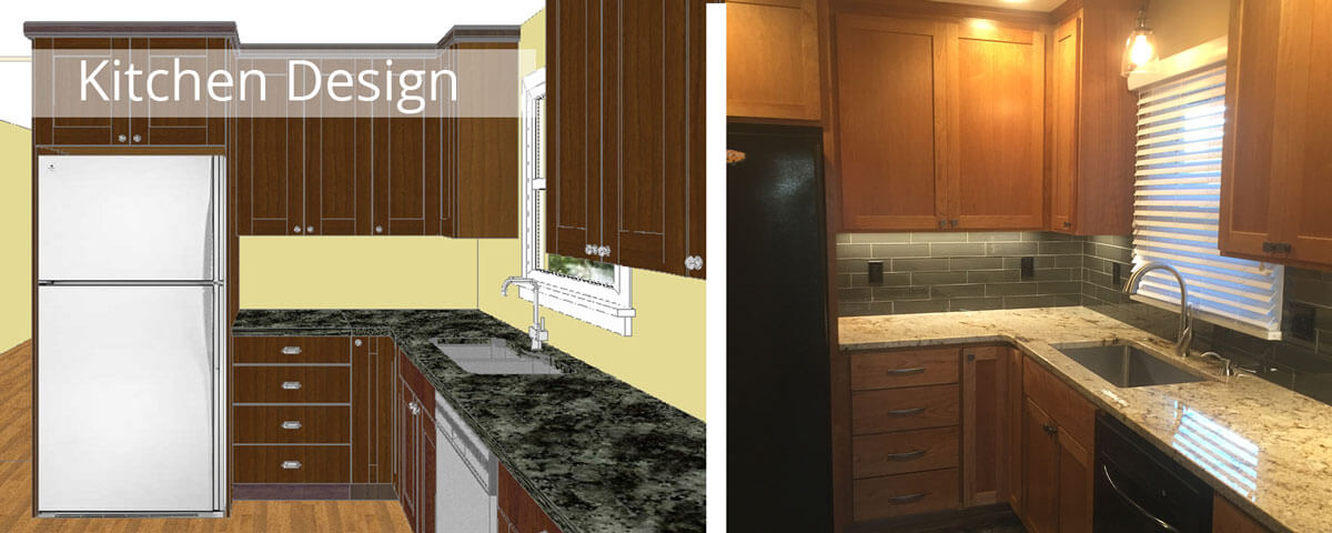 Kitchen Remodel Plans with After